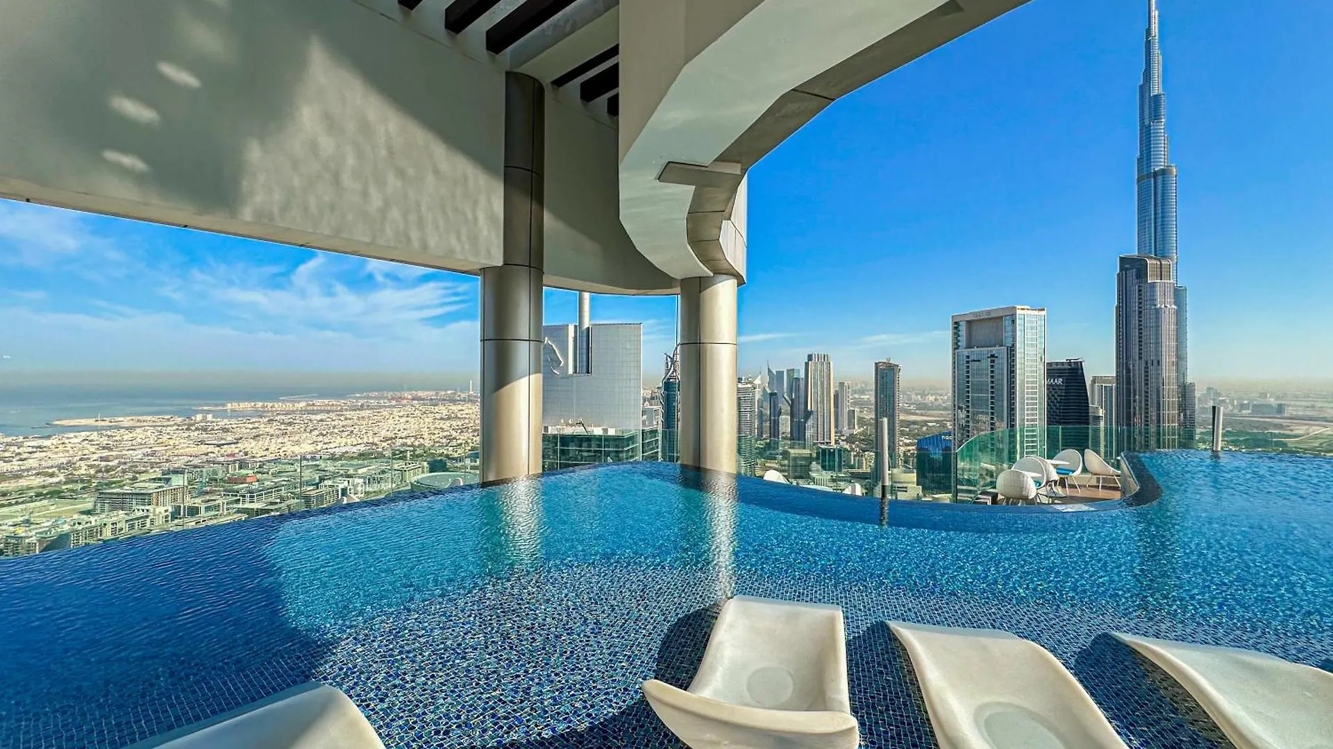64Th Floor Rooftop Dream, Burj Khalifa View Pool, 2Br Apartment In Paramount Hotel Midtown Ντουμπάι 0*,  Ηνωμένα Αραβικά Εμιράτα